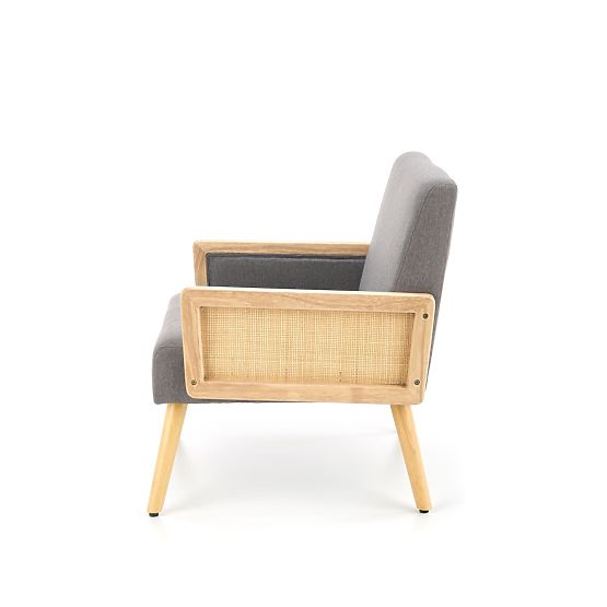 CORFU křeslo šedé (1p=1ks)