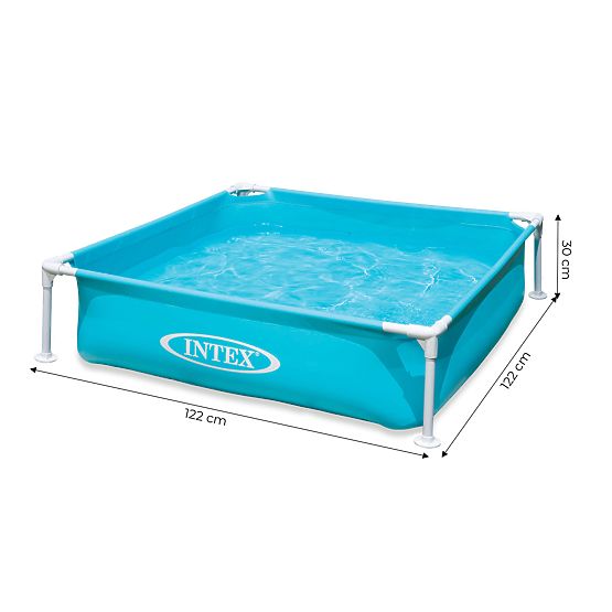 Čtvercový rámový bazén pro děti 122x122x30 cm INTEX 57173