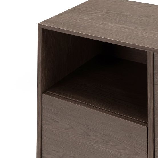 Čtyřdveřová komoda Kanso, Dub Baltic Storm