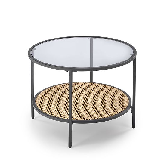 DAKOTA konferenční stolek kouřový / přírodní 