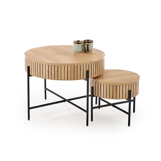 DANTE sada 2 lavic, přírodní / černá (1p=1sada)