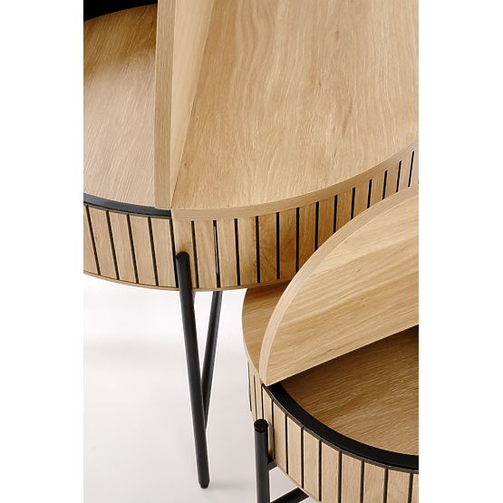 DANTE sada 2 lavic, přírodní / černá (1p=1sada)