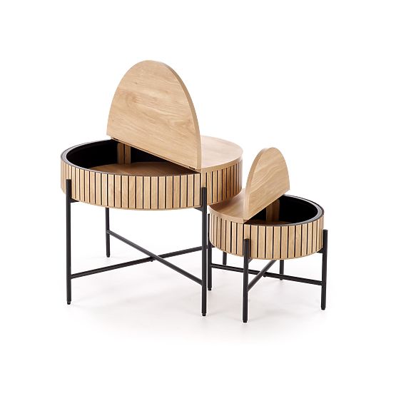 DANTE sada 2 lavic, přírodní / černá (1p=1sada)