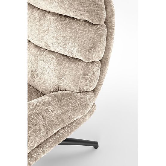 DARIO relaxační křeslo s podnožkou a houpací funkcí, béžové (1p=1ks)