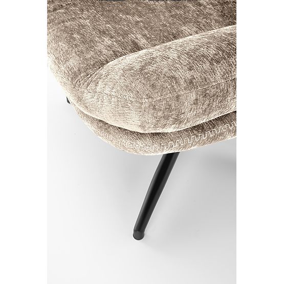 DARIO relaxační křeslo s podnožkou a houpací funkcí, béžové