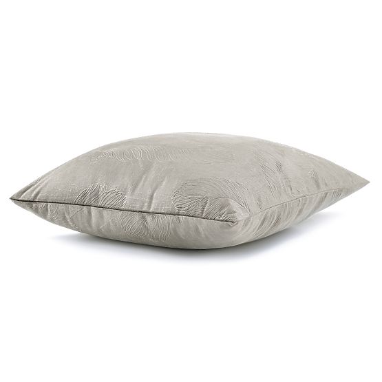 Dekorační povlak na polštář PEACOCK barva cappuccino s embosovaným zvířecím motivem ve stylu glamour