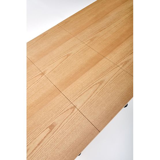 DERRICK rozkládací stůl přírodní dub / černý (2p=1ks)