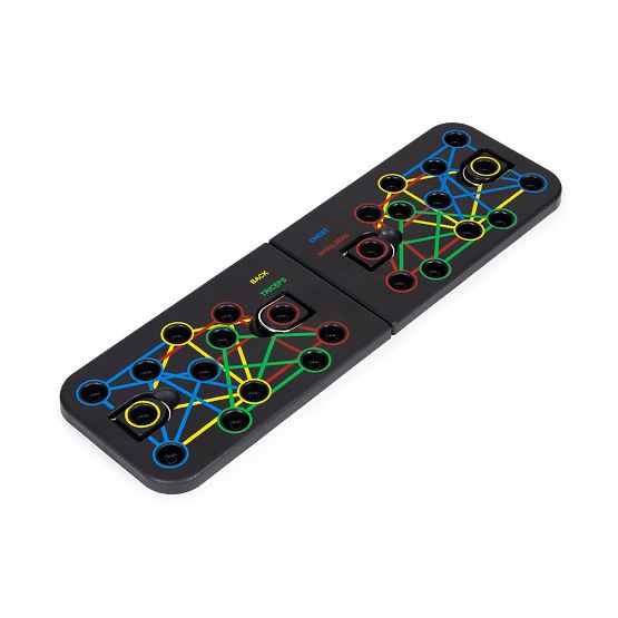 Deska na cvičení s úchyty na kliky sada 25v1