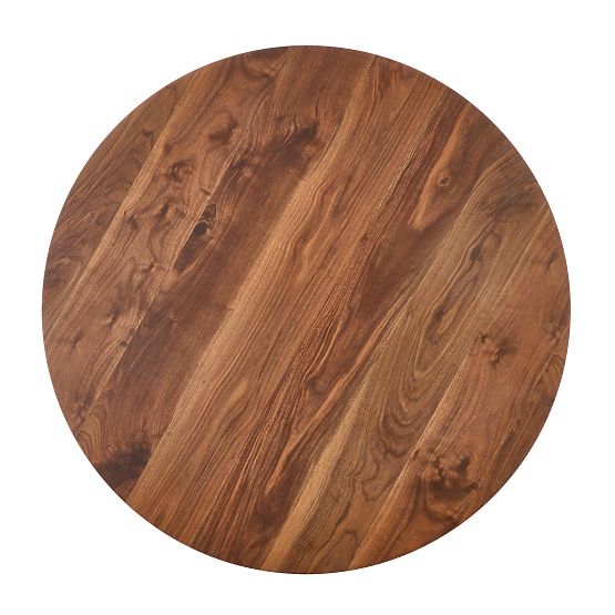 DOMENICO stůl deska - ořech, nohy - ořech / zlatá (2p=1ks)