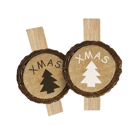 DŘEVĚNÉ KOLÍČKY 8 KS STROMEČKY KL-21X11