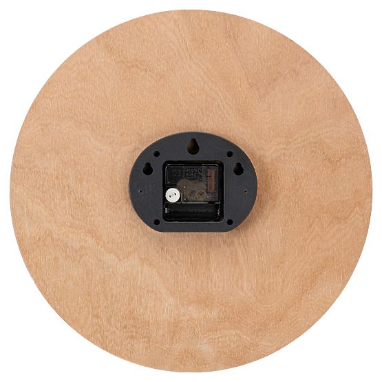 Dřevěné nástěnné hodiny loftové ABBAS 35 cm