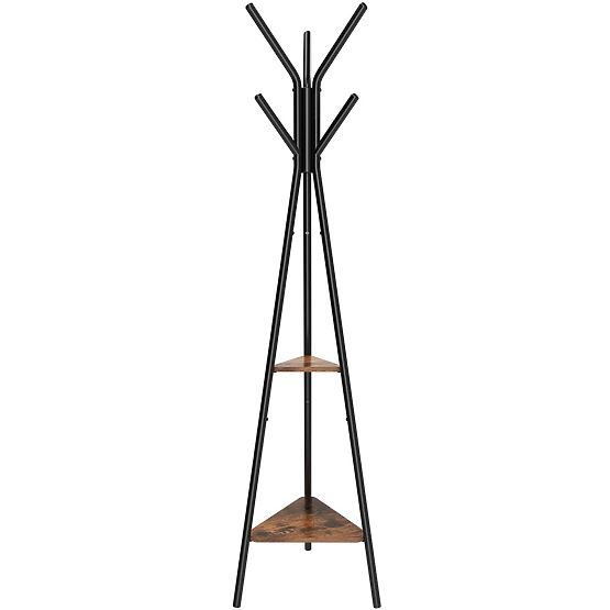 Dřevěný podlahový stojan na oblečení LOFT