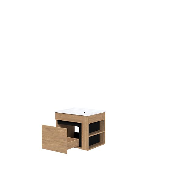 DUESA Skříňka pod umyvadlo 60/1S zlatý dub (1p=1ks)