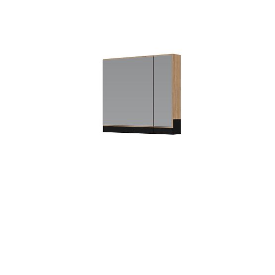 DUESA Zrcadlová skříňka 80/2D zlatý dub 