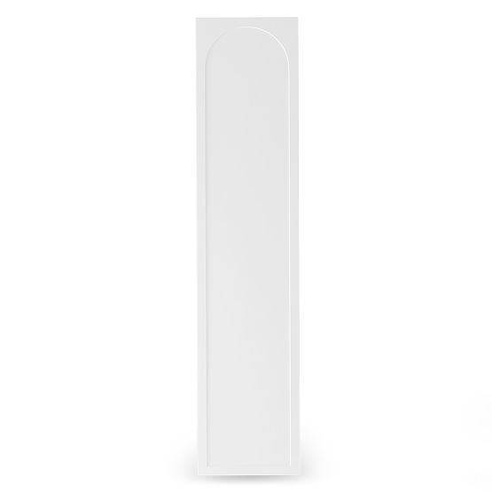 Dveře ke skříni Neroli, 45,6 cm, obloukový panel, bílý, pravý