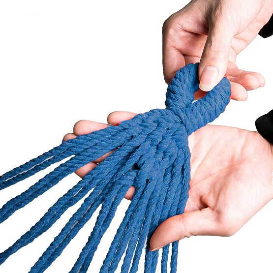 Dvouosobová houpací síť 480143A BLUE