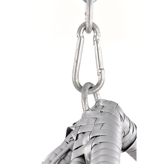 EGGY zahradní křeslo šedé / černé 