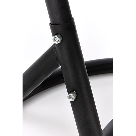 EGGY zahradní křeslo šedé / černé 