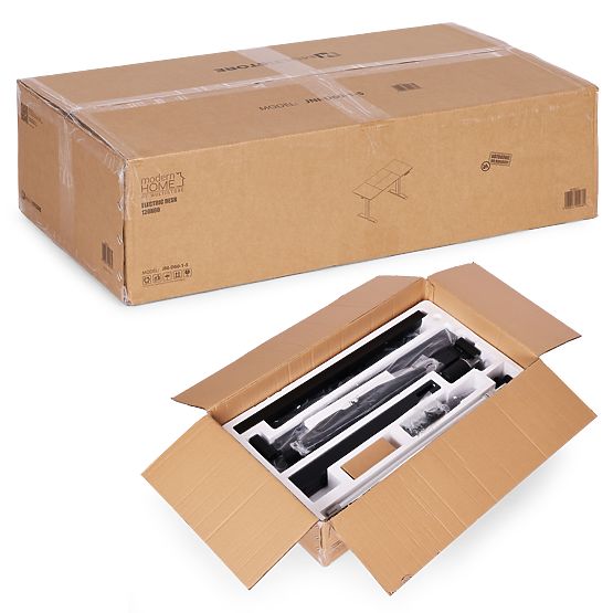 Elektrický nastavitelný stůl 140x70 cm, výškově nastavitelný 76-121 cm ModernHome