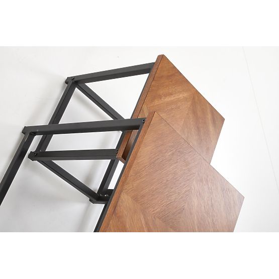 ELZA sada 2 lavic, ořechová / černá (1p=1ks)