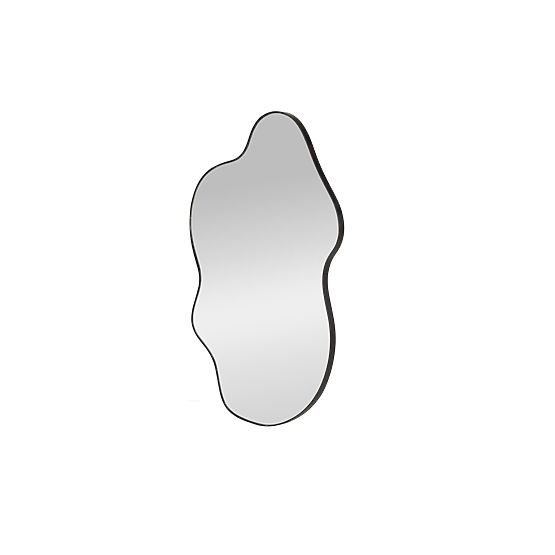 ESSENT nástěnné zrcadlo, černé (1p=1ks)