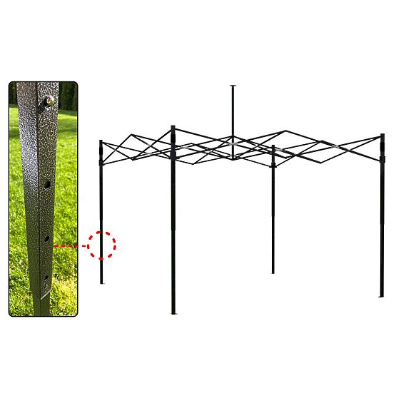 Expresní obchodní pavilon 3x3 m bílý