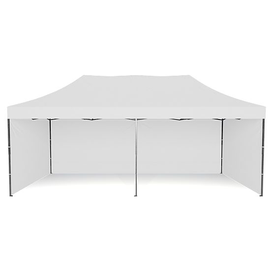 Expresní obchodní pavilon - 3x6 m - bílý