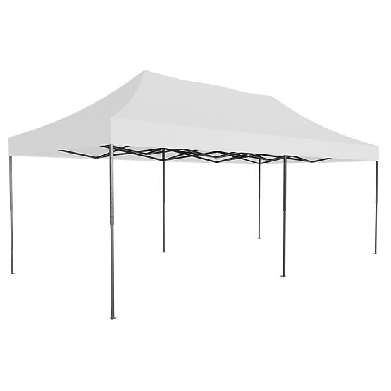 Expresní obchodní pavilon - 3x6 m - bílý