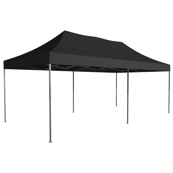 Expresní obchodní pavilon - 3x6 m - černý