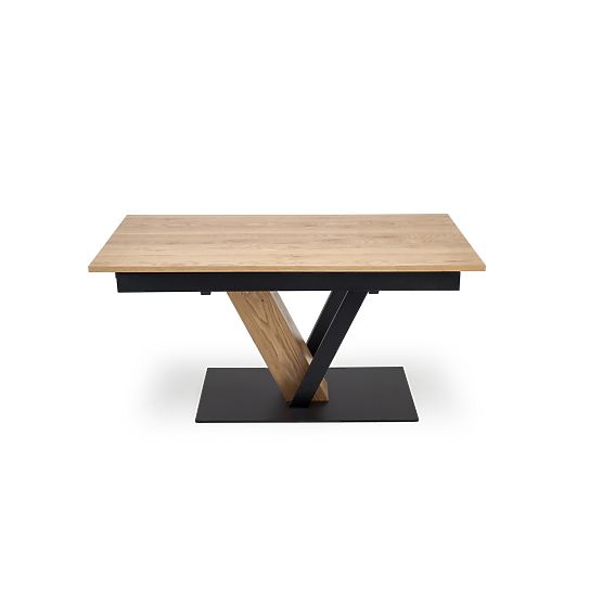 FANIS rozkládací stůl, přírodní / černý (3p=1ks)