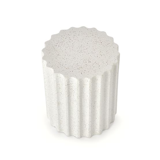 FARA konferenční stolek kompozit - oxid hořečnatý, bílý 