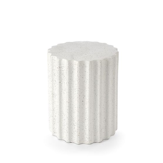 FARA konferenční stolek kompozit - oxid hořečnatý, bílý 