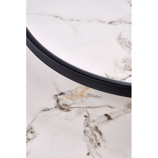 FATIMA sada 2 lavic, bílý mramor / černá (1p=1ks)