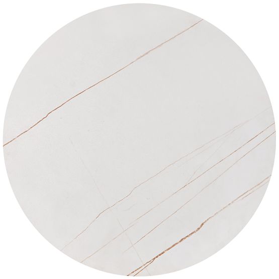 FATIMA sada 2 stolků, bílý mramor / zlatá (1p=1ks)