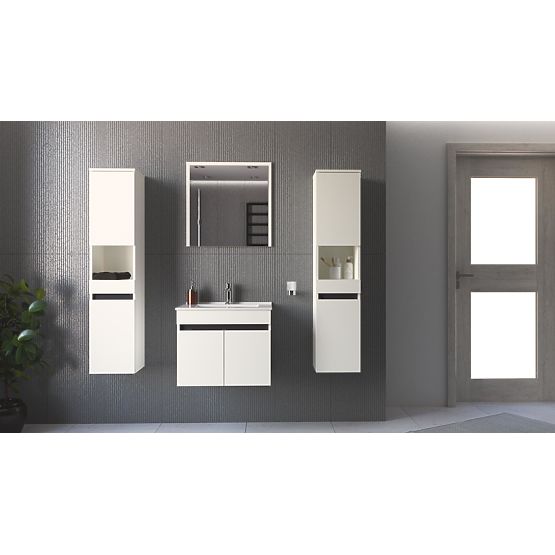 FIGARO Skříňka pod umyvadlo 60/2D bílá 