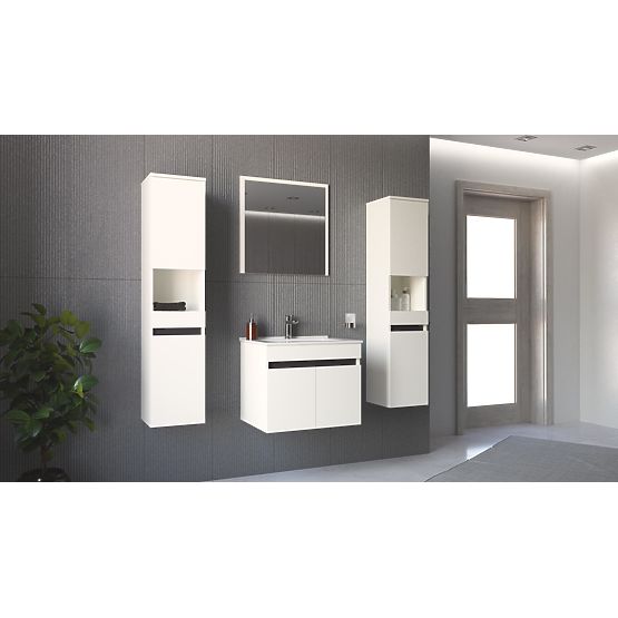 FIGARO Skříňka pod umyvadlo 60/2D bílá 