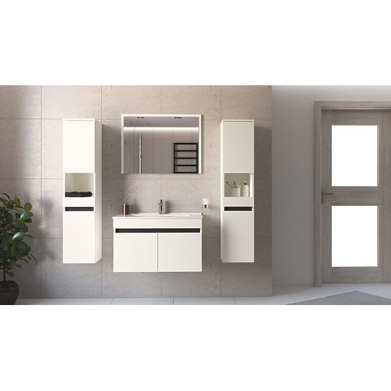 FIGARO Zrcadlo 80 cm bílá