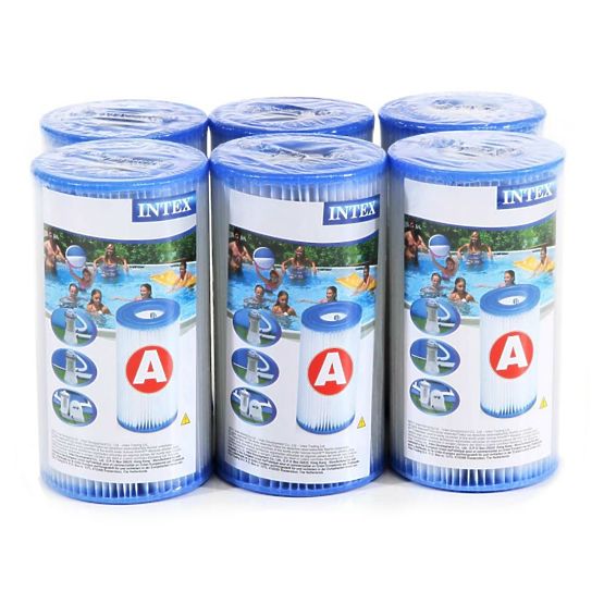 Filtr filtry typ A - do pumpy bazénu Intex 29000 - 6 kusů