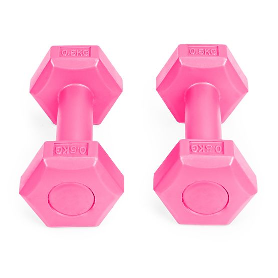 Fitness činky sada činek závaží 2x 0,5 kg