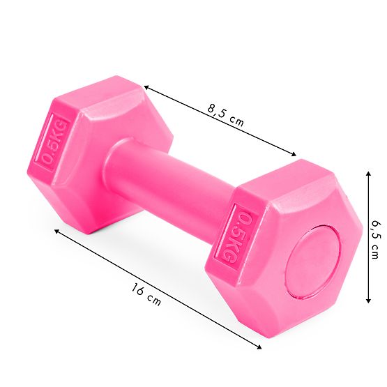 Fitness činky sada činek závaží 2x 0,5 kg
