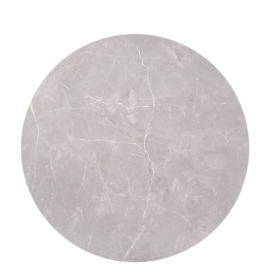 FLAMINGO sada 2 stolků, popelavý mramor/ černá (2p=1ks)