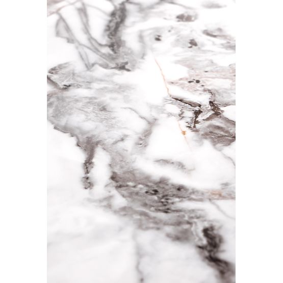 FORMOSA sada 2 lavic, bílý mramor / černá 