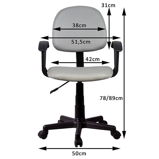 OTOČNÁ ŽIDLE FD-3 ČERVENÁ
