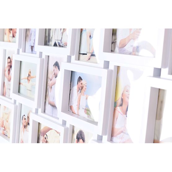 Fotorámeček na 18 fotografií Morka bílá