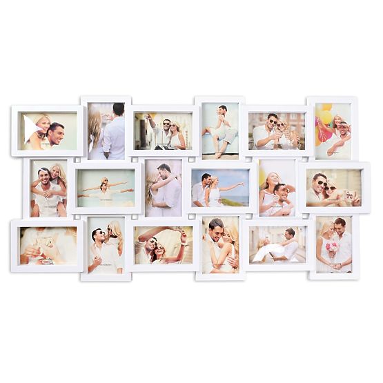 Fotorámeček na 18 fotografií Morka bílá