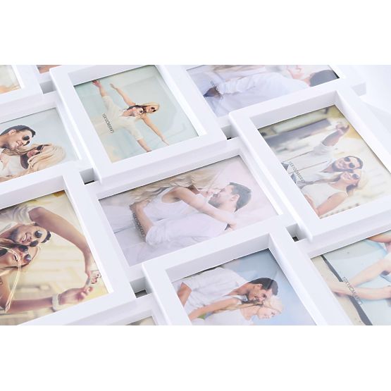 Fotorámeček na 18 fotografií Morka bílá