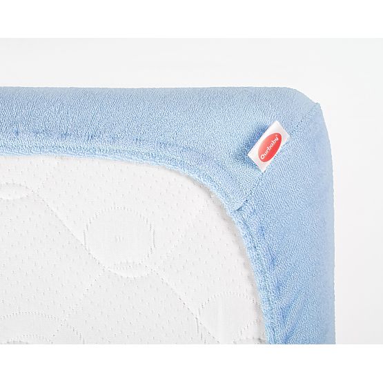 Froté prostěradlo 200x140 cm - světlé modré