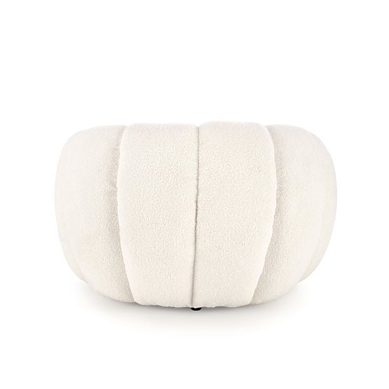 GASPAR krémové relaxační křeslo 