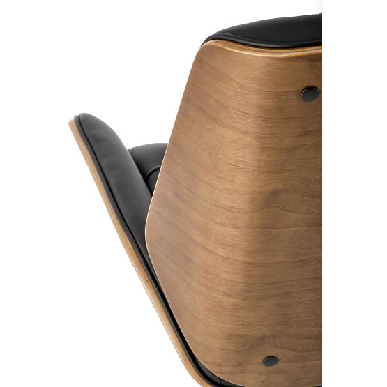 GAVIN kancelářské křeslo ořechové / černé 