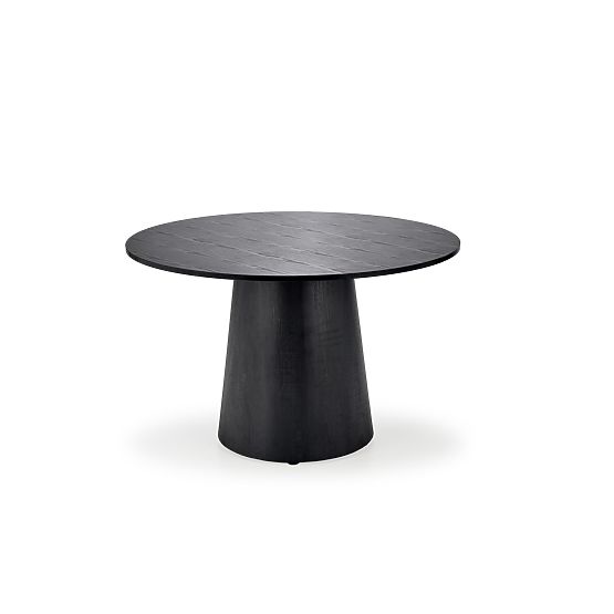GINTER kulatý stůl, černý 